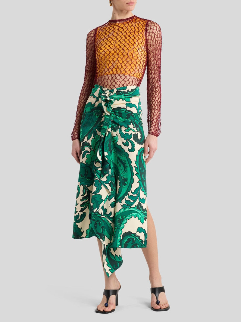 MESH-EFFECT LONG-SLEEVED SWEATER 4