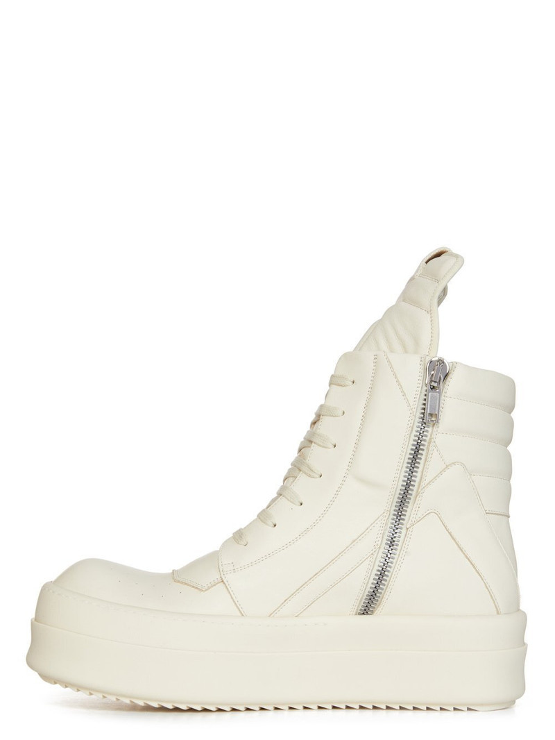 Rick Owens Mega Bumper Geobasket leather sneakers outlook