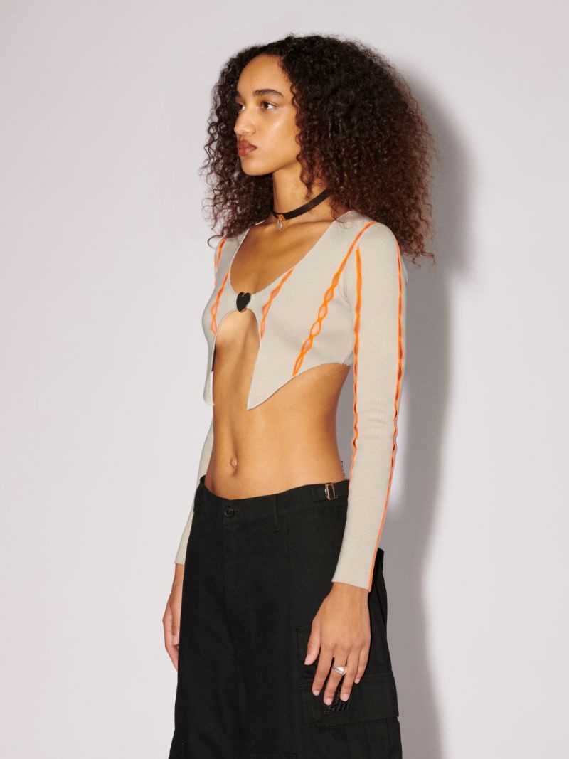 Crop Knit Cardigan - 5