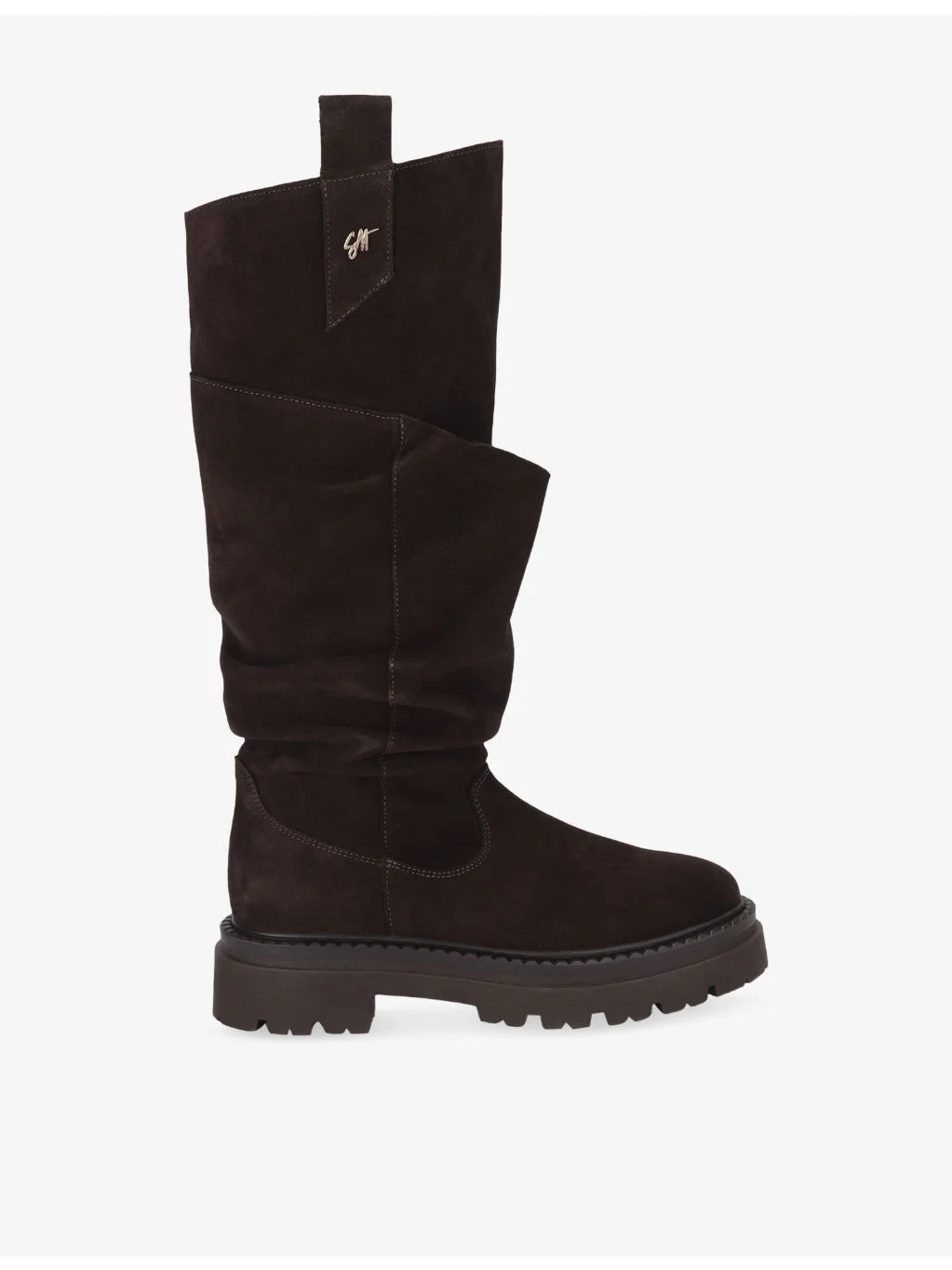 Kiona High-Leg Flat Suede Boots - 1