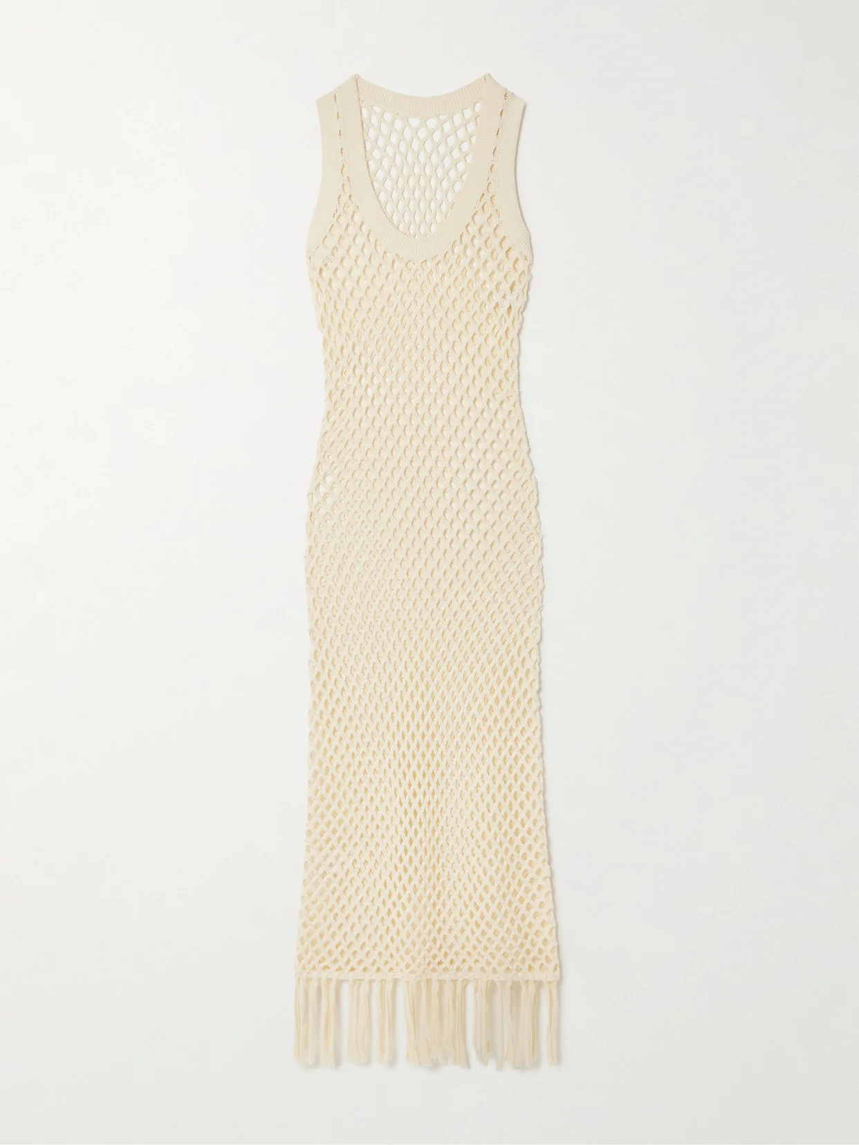 Illaria Crocheted Cotton Midi Dress - 1
