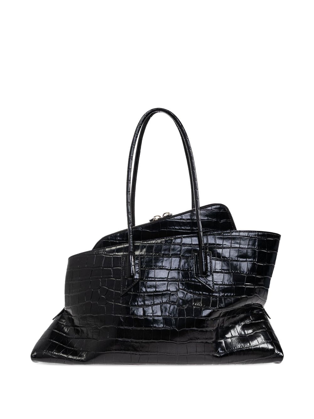crocodile-effect tote bag - 3