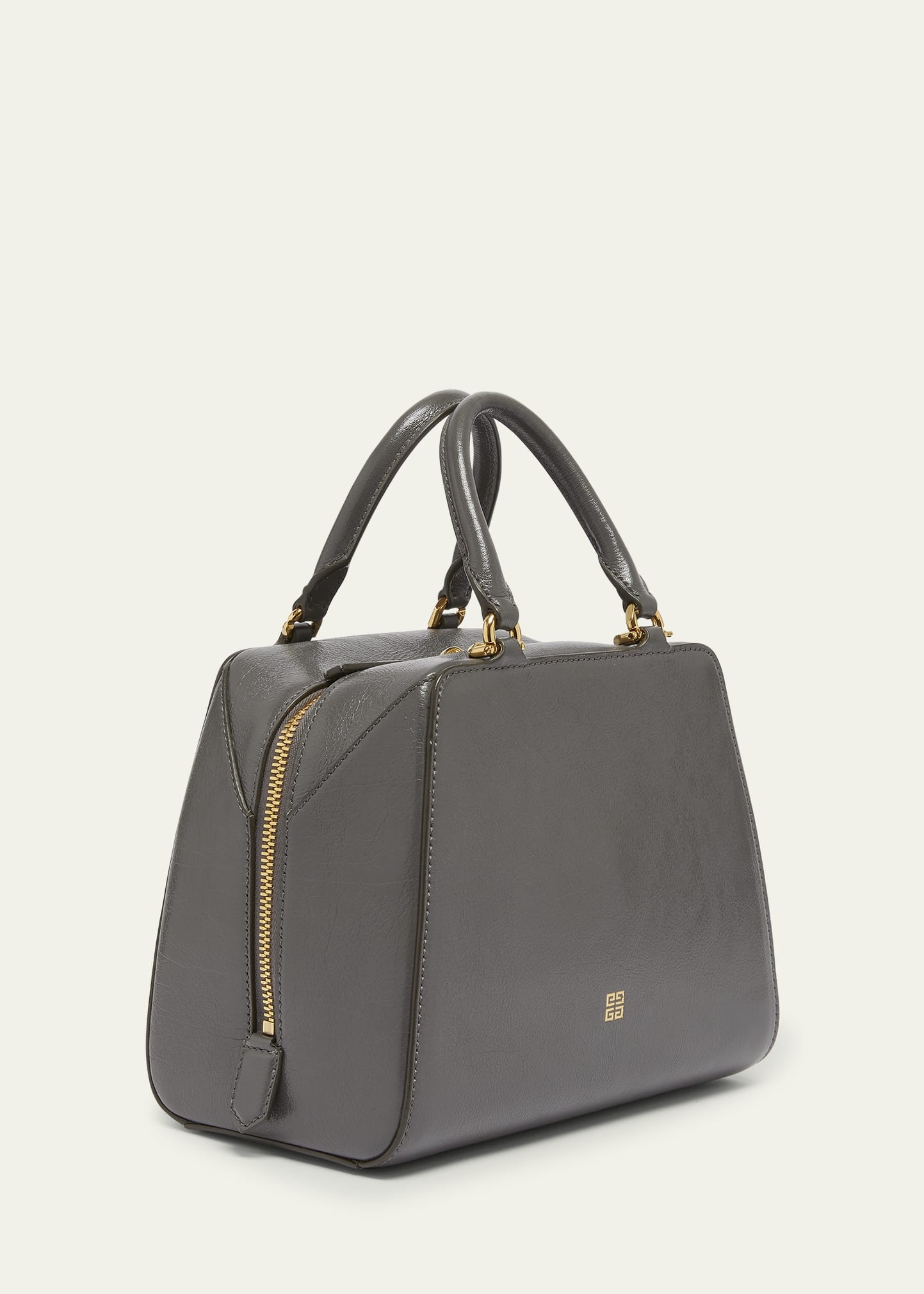 Antigona Cube Mini Top-Handle Bag in Shiny Tumbled Leather - 3