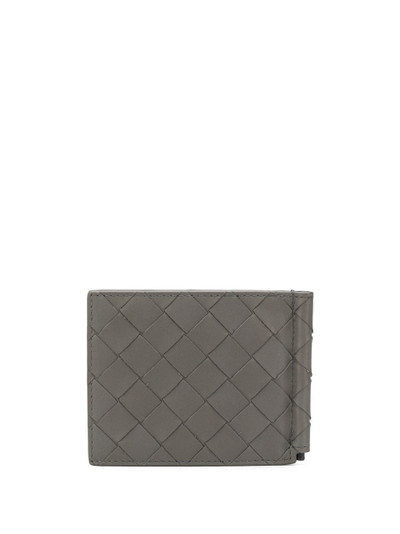 Bottega Veneta intrecciato weave bi-fold wallet outlook