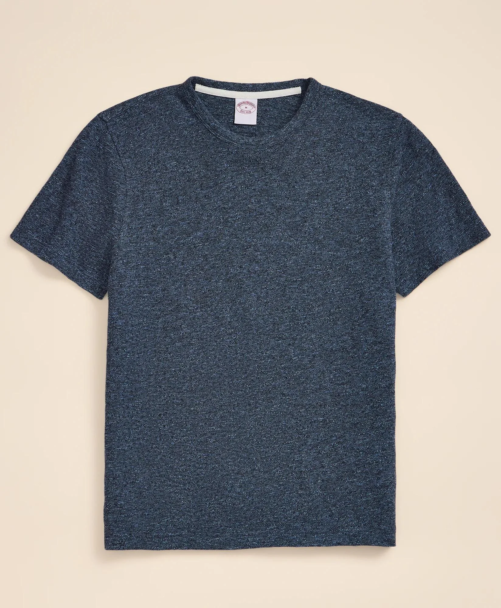 Cotton-Linen Pique T-Shirt - 1