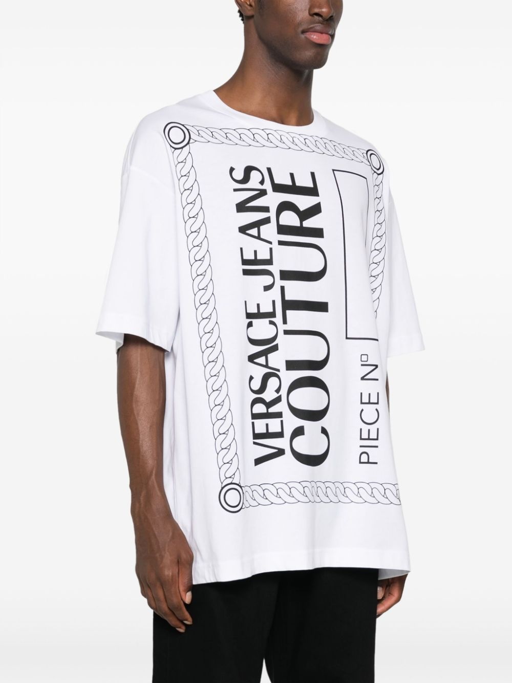 logo-print cotton T-shirt - 3
