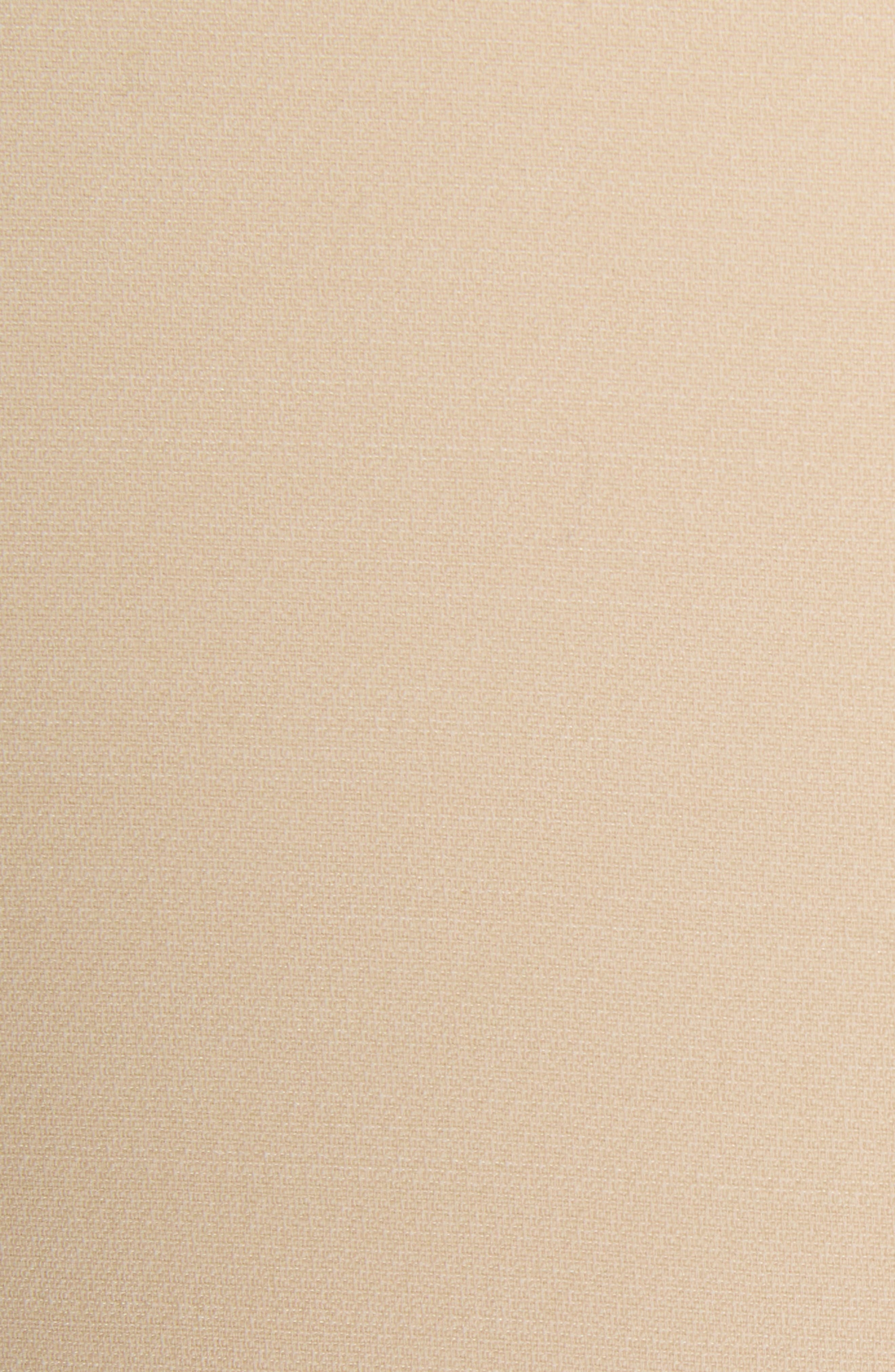 Valentino Garavani Solid Crepe Couture Minidress in Pale Beige at Nordstrom - 5