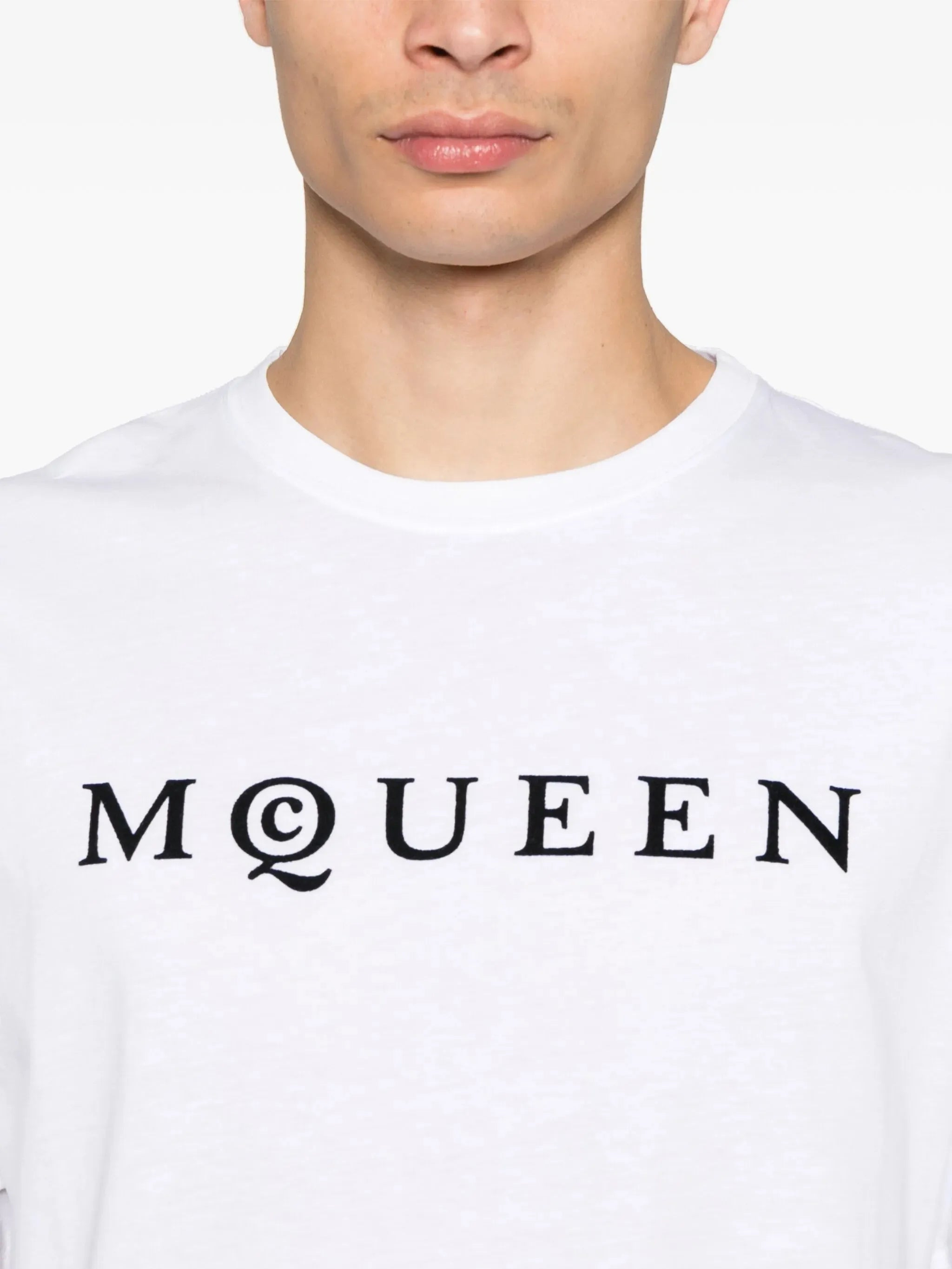 flocked-logo T-shirt - 4