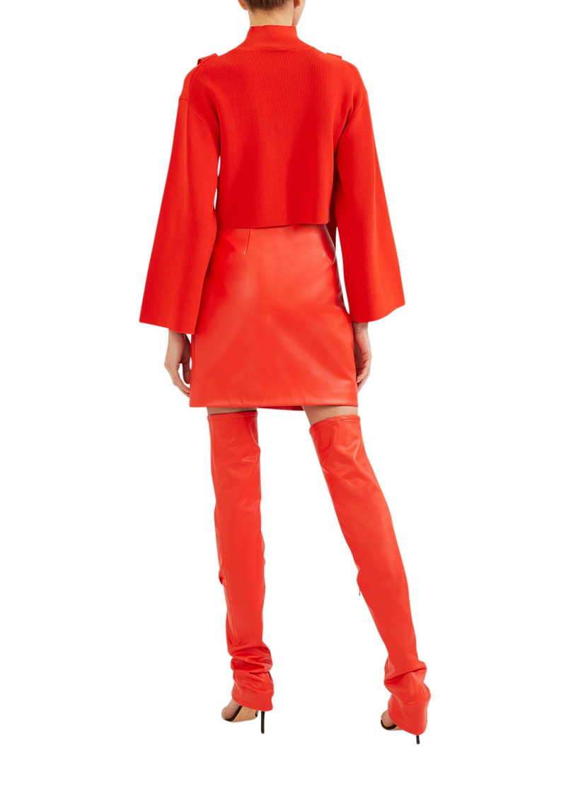 Faux Leather Leg Cover 3