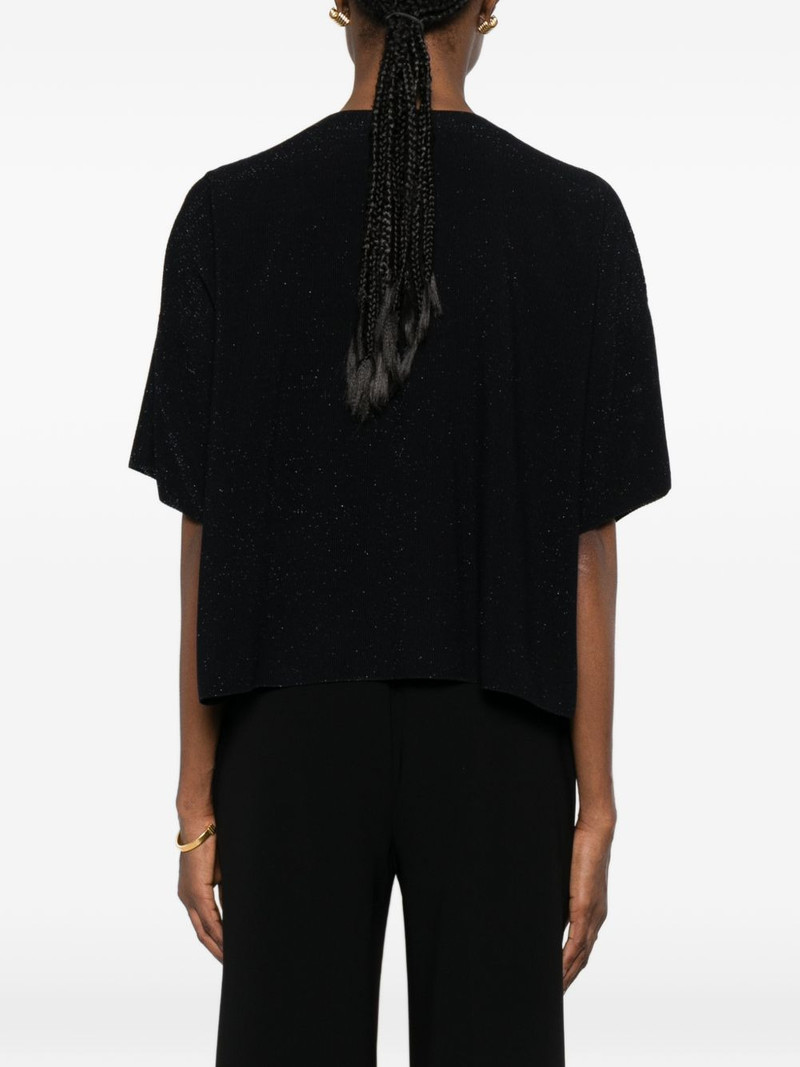 shimmer-effect short-sleeve T-shirt 4