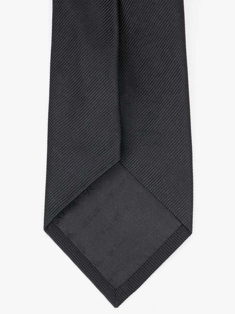 Men's Astral Jewel Embroidery Tie in Black - 4