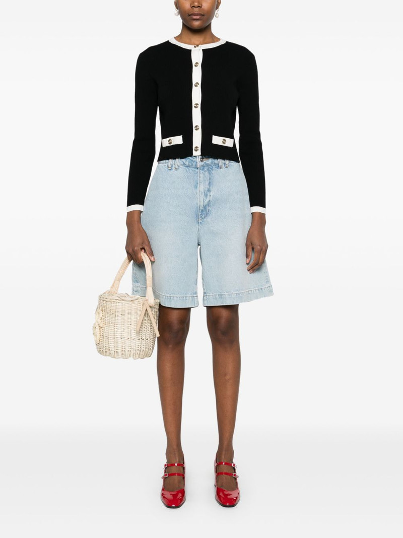 maje two-tone cardigan outlook