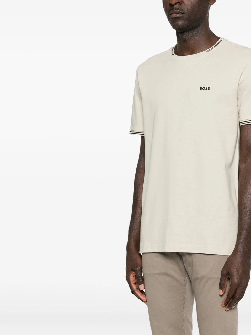 BOSS Boss Striped Short-sleeve T-shirt outlook