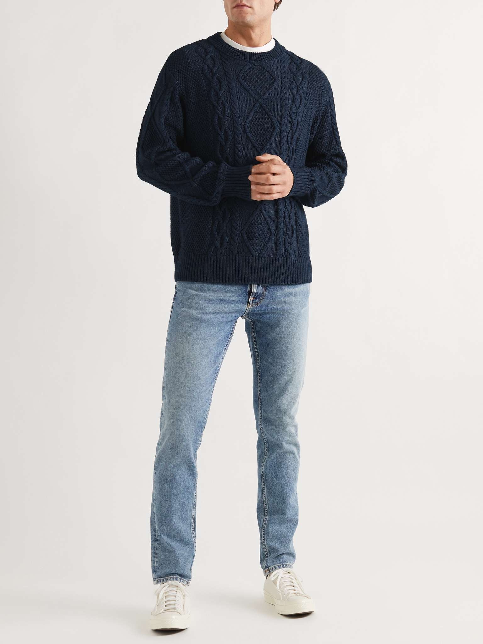 Didrik Cable-Knit Cotton Sweater - 2