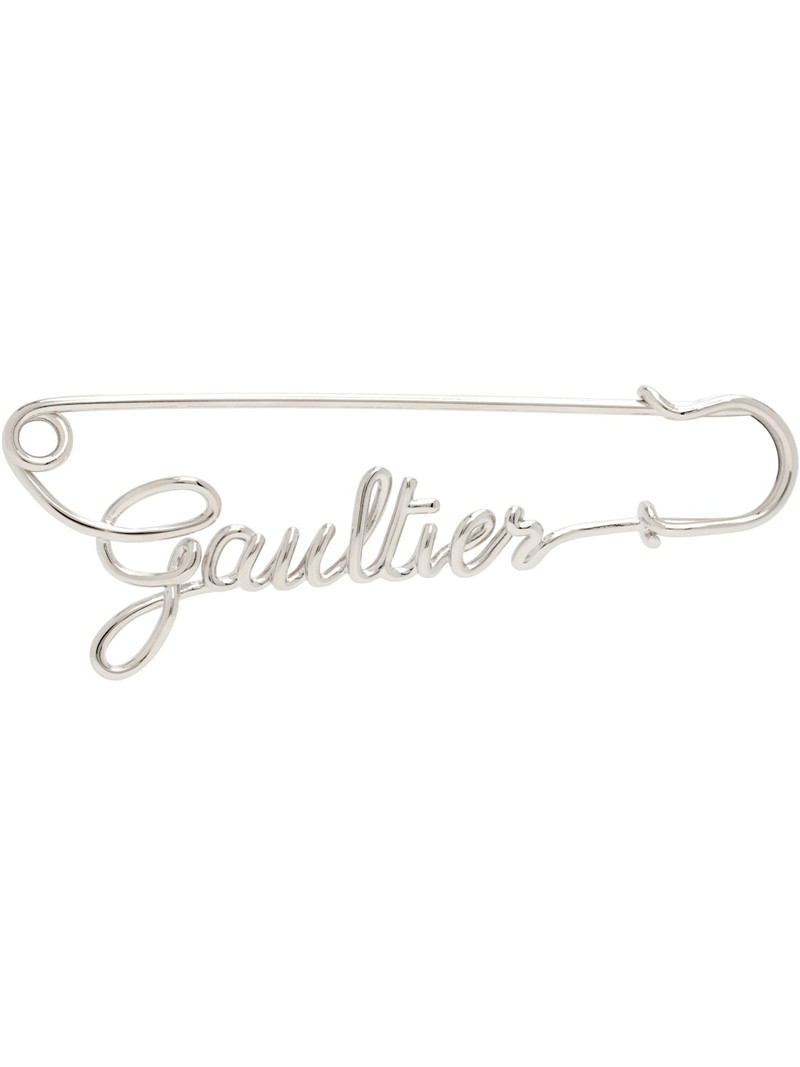 Silver 'The Gaultier' Brooch 1