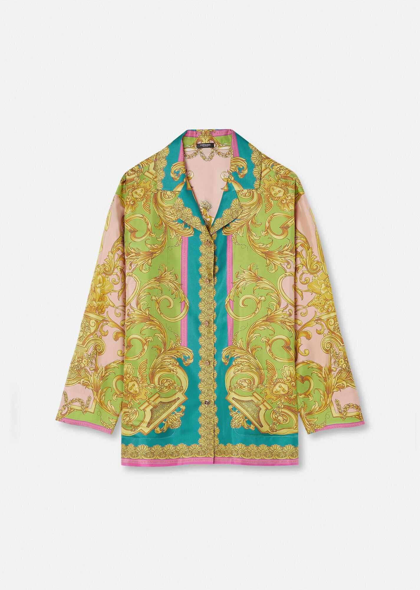 Barocco Goddess Silk Overshirt - 1