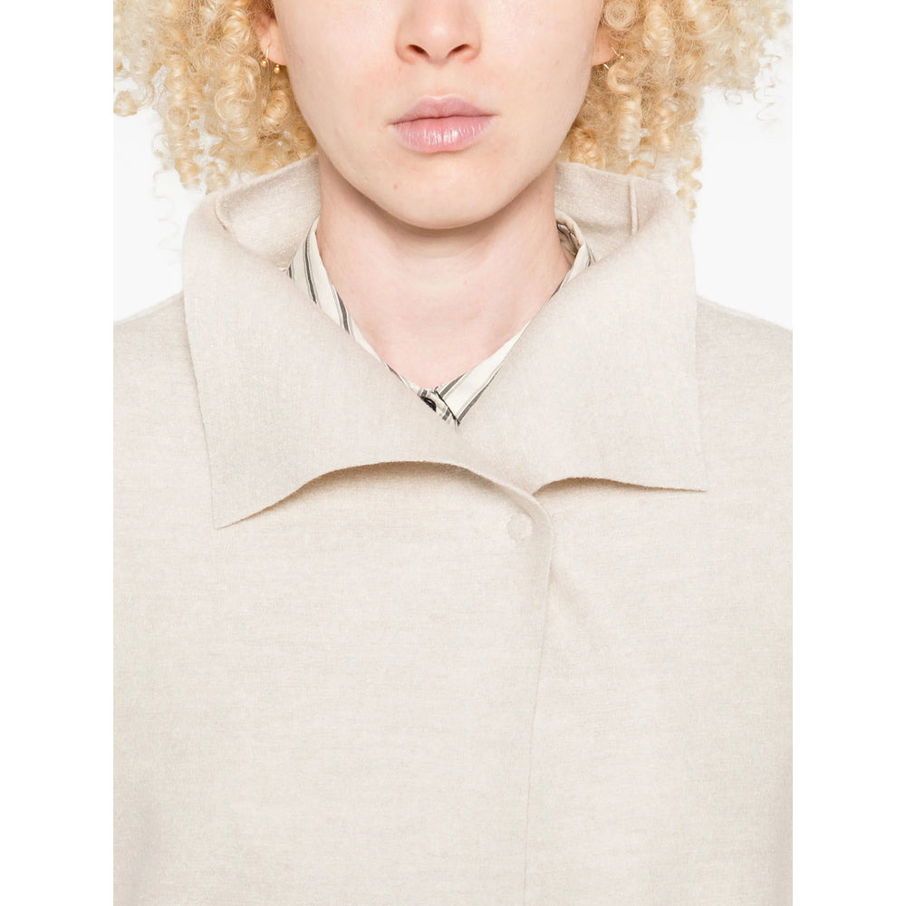 Harris Wharf London Neutrals Jackets - Oversized Jackets Women - 3