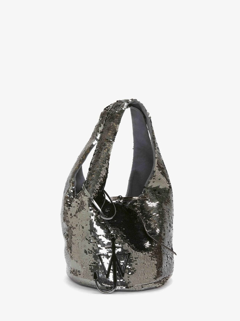JW Anderson MINI SEQUIN SHOPPER - TOP HANDLE BAG outlook