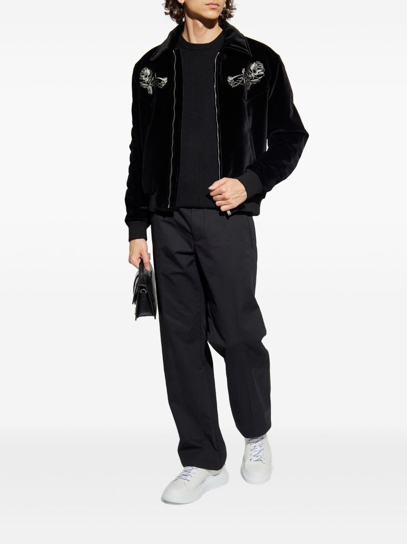 Alexander McQueen chain-detail cashmere sweater outlook