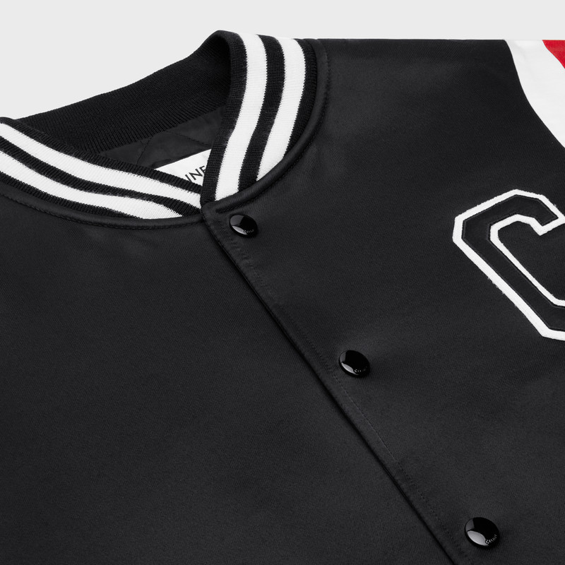 Celine bomber jacket in thick satin 3