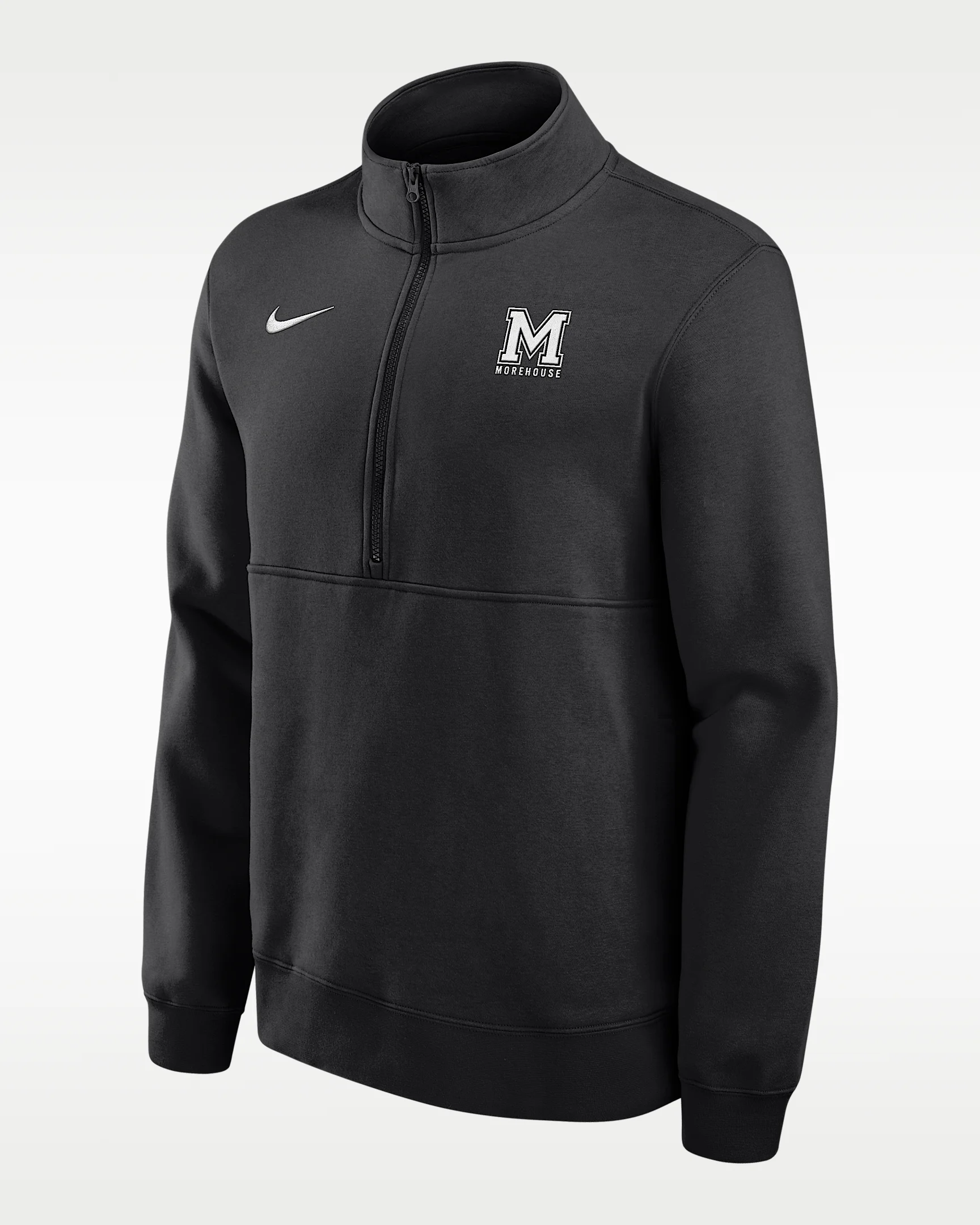 Nike College Club (Morehouse College Maroon Tigers) Men's Fleece Half-Zip Top - 1