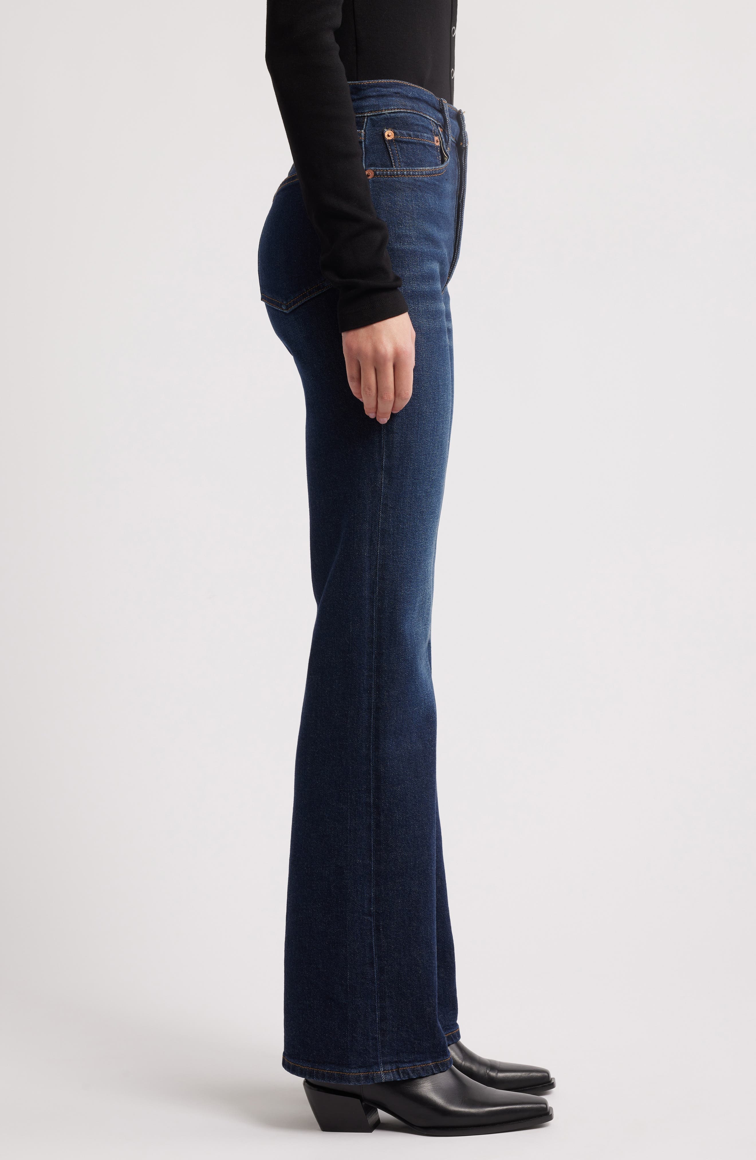 Re/Done '70s Bootcut Jeans in Barely Worn at Nordstrom - 3