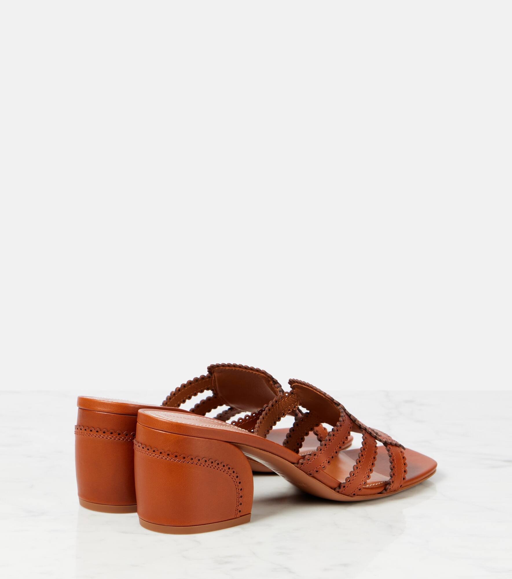 Goldie 65 leather mules - 2