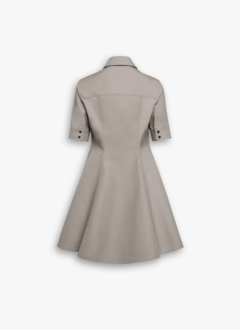 Alaïa POPLIN SKATER DRESS outlook