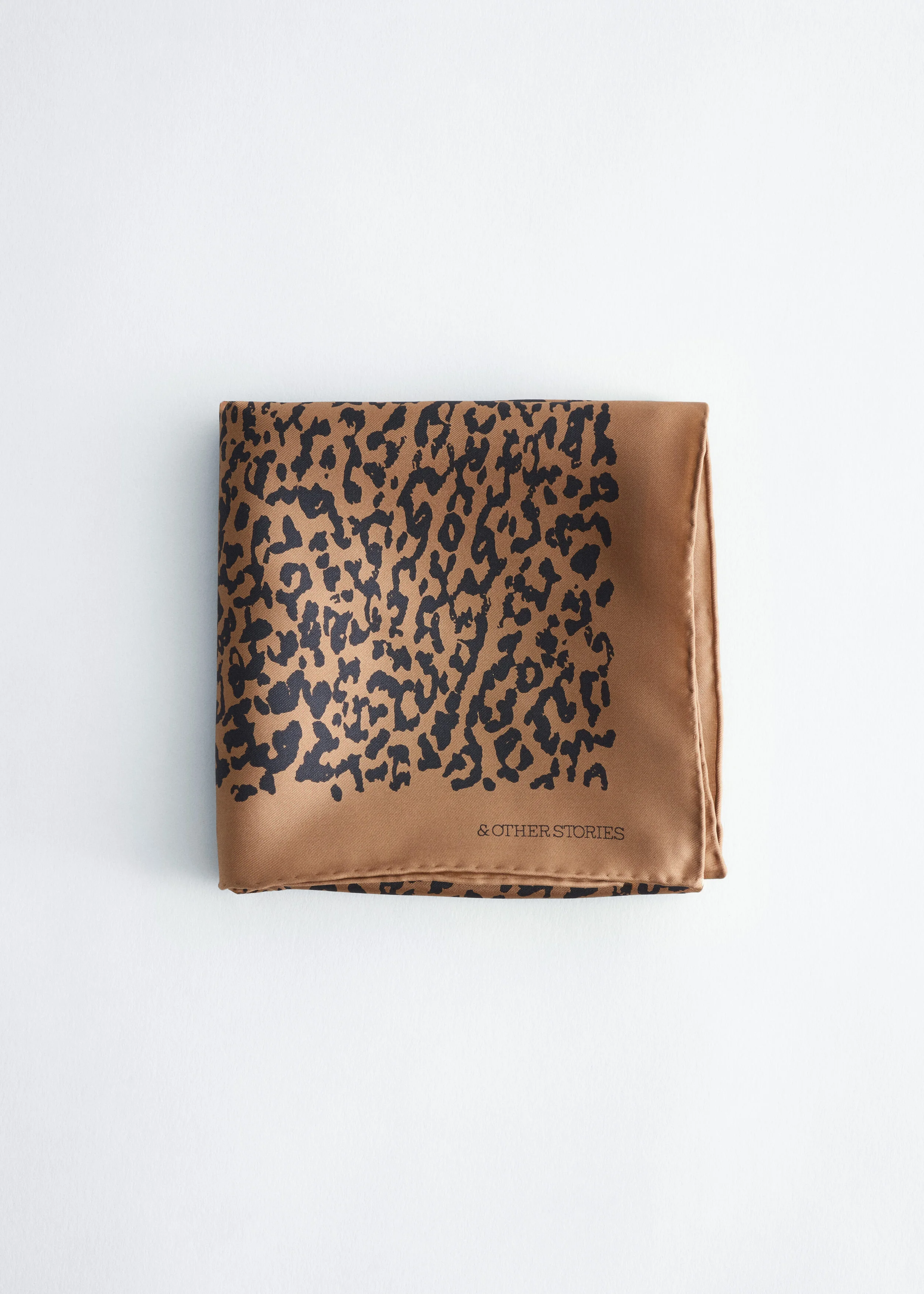 Printed Silk Scarf - 1