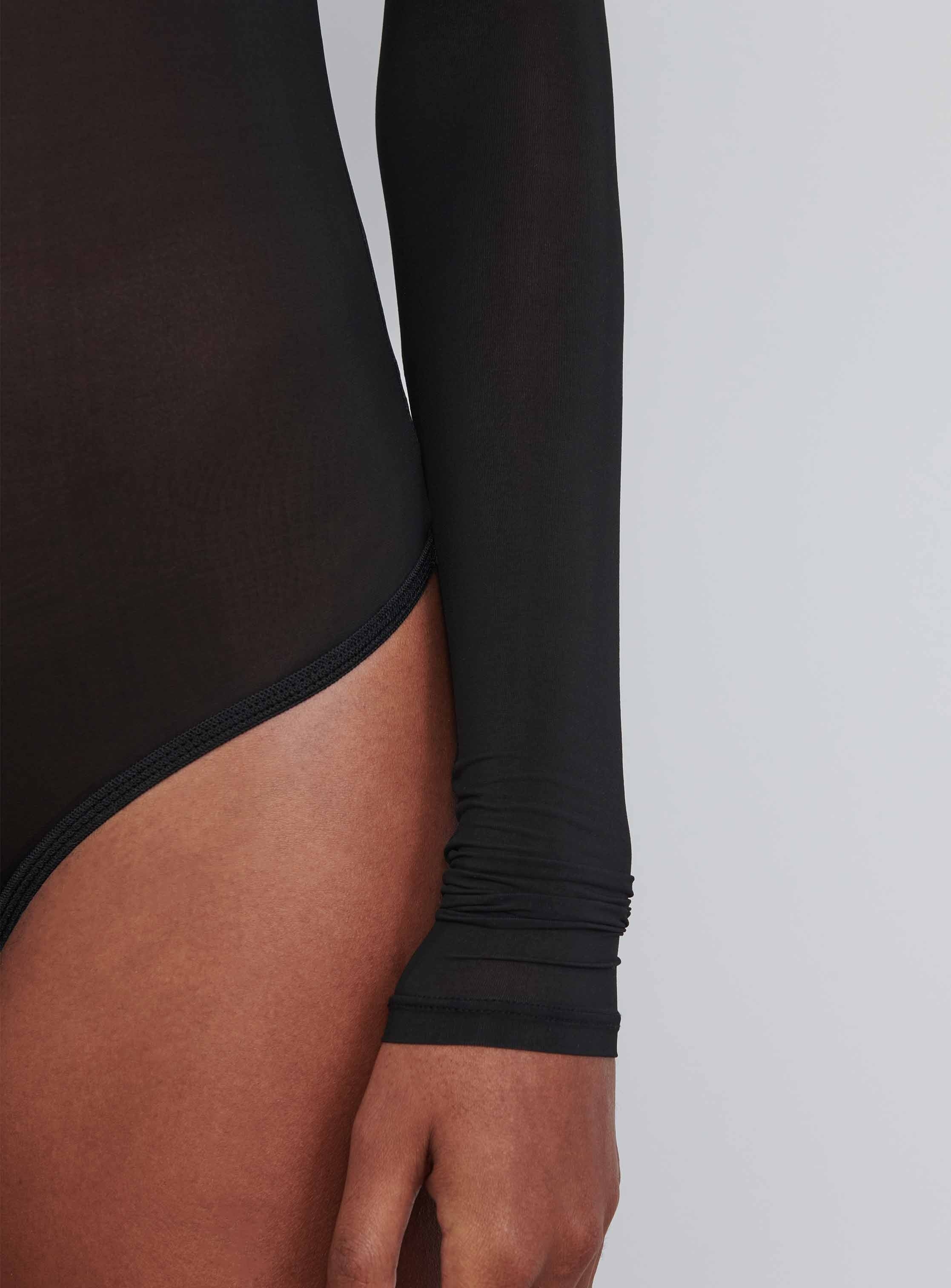 Sheer Bodysuit Black - 7