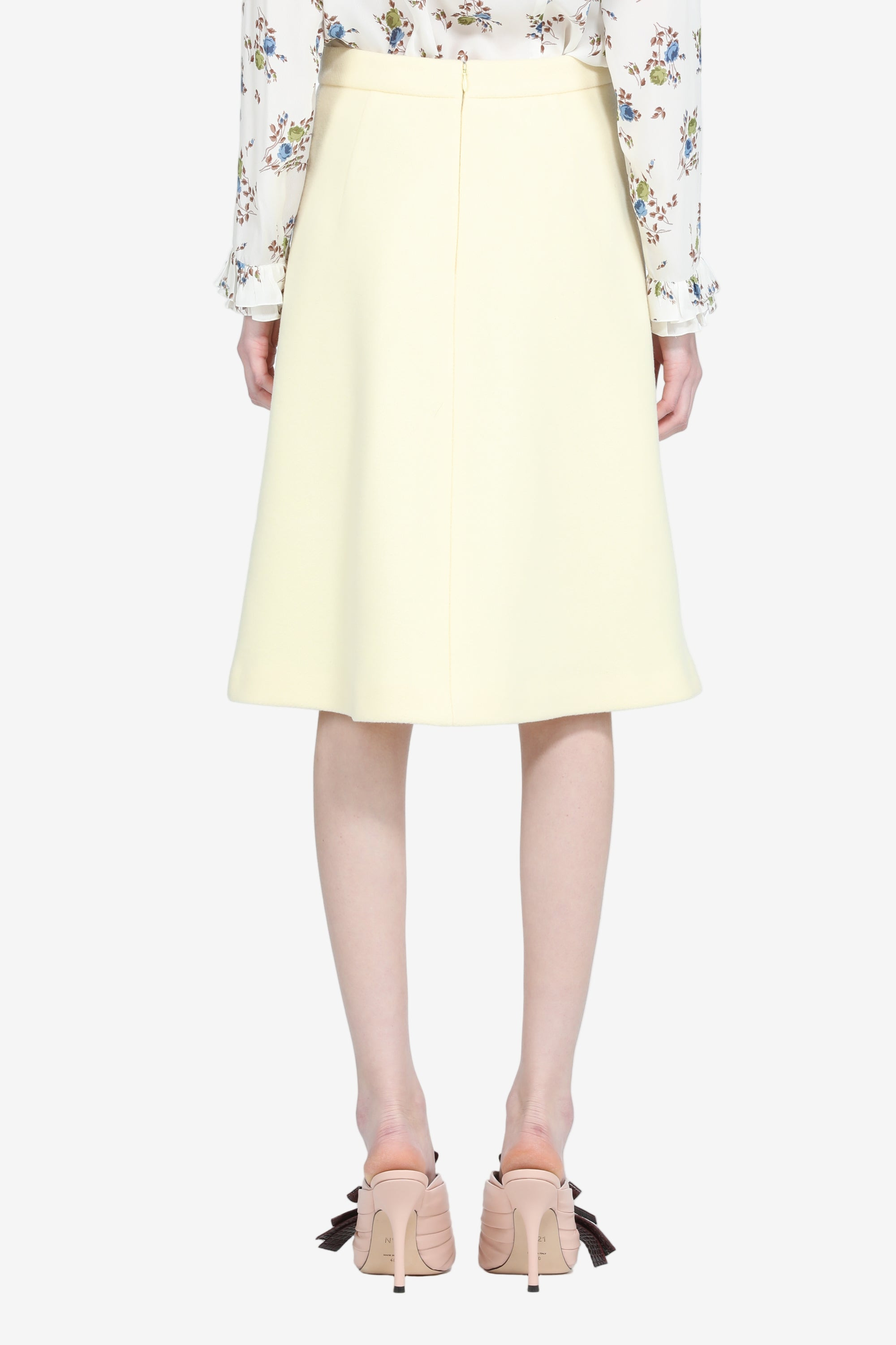 MIDI SKIRT IN WOOL - 2