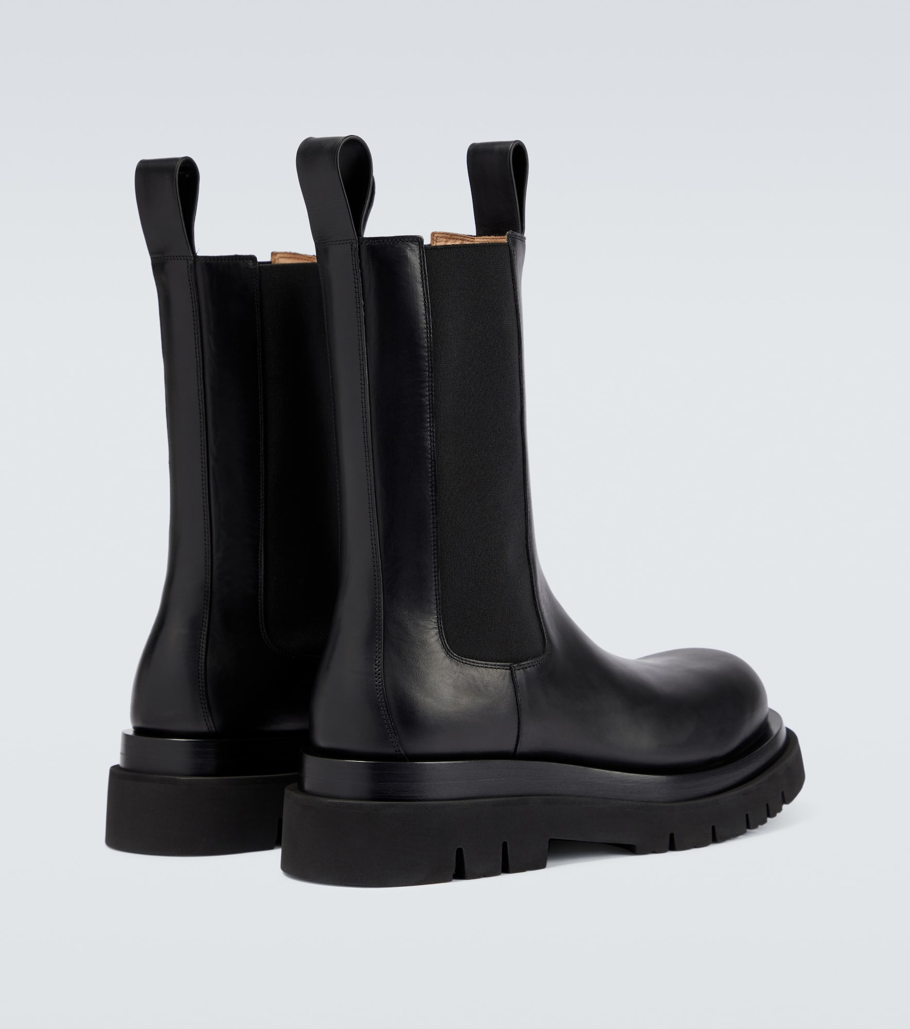 Lug leather ankle boots - 6