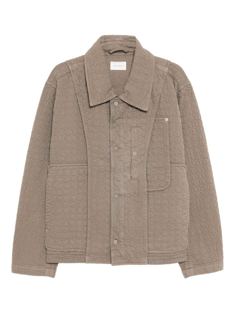 circle-quilted jacket 1
