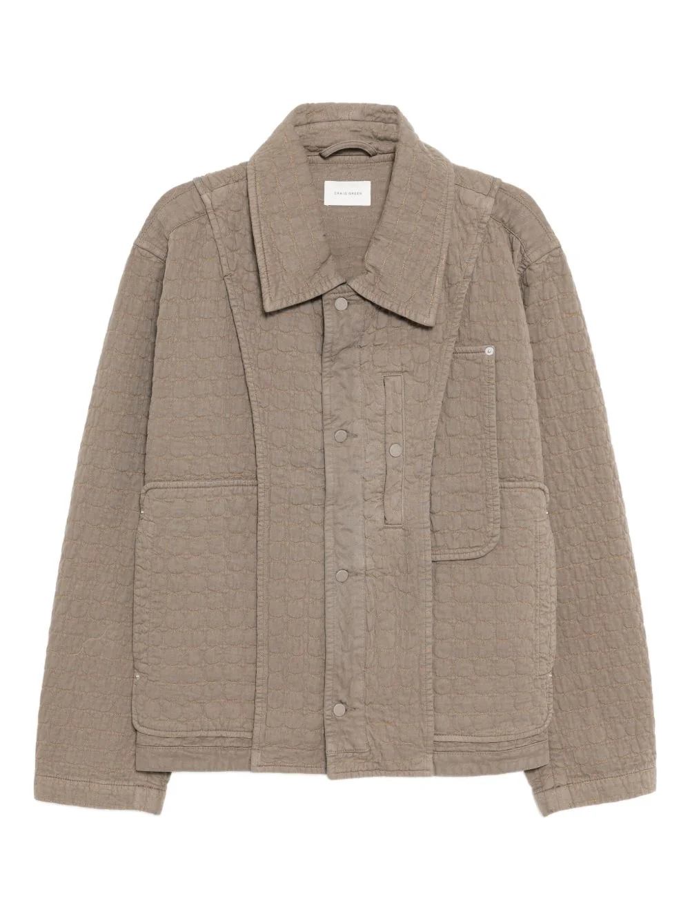 circle-quilted jacket - 1