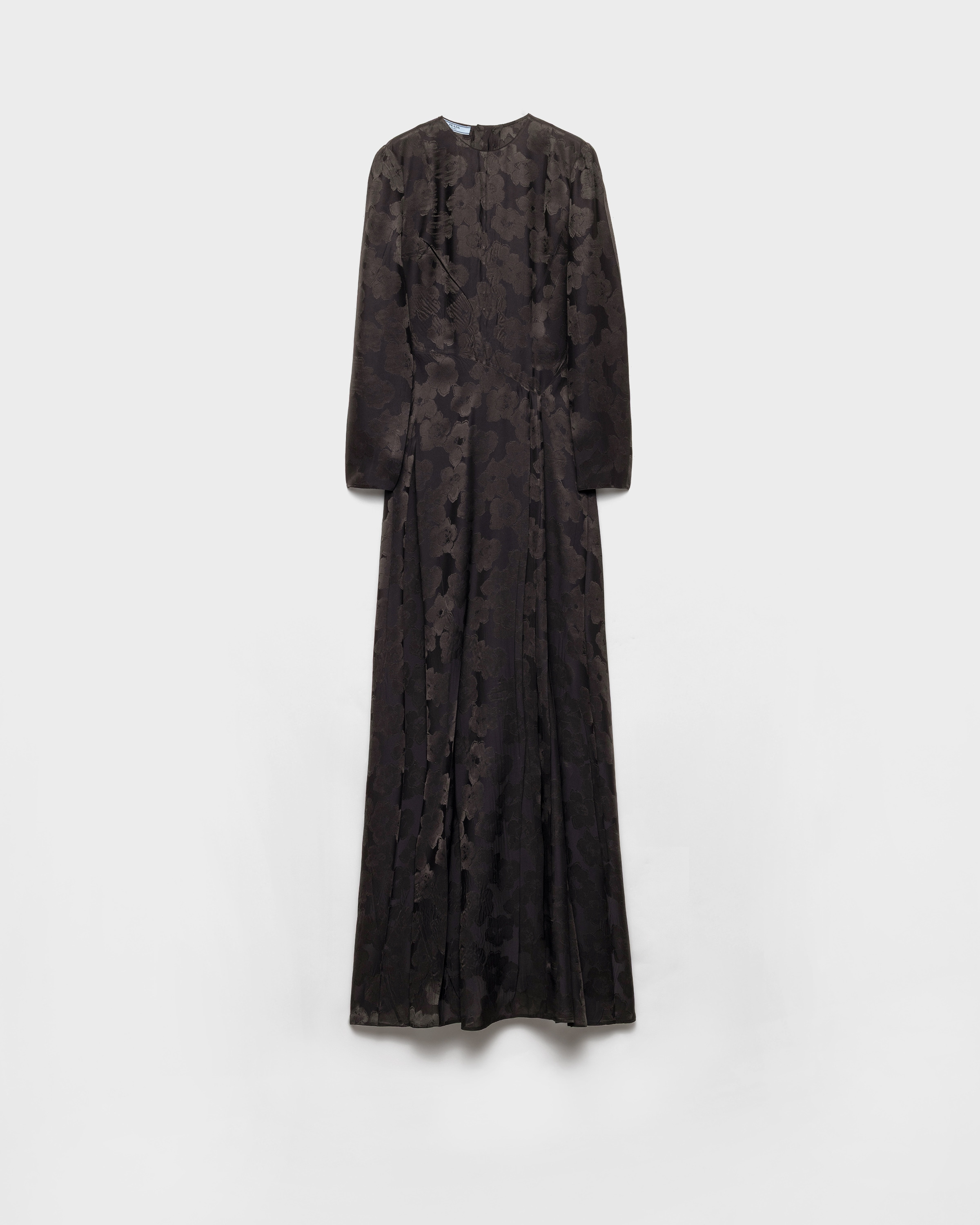 Long primula jacquard dress - 1