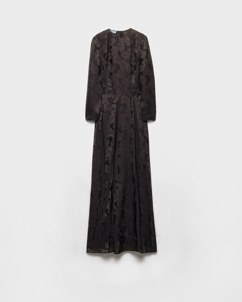 Long primula jacquard dress 1