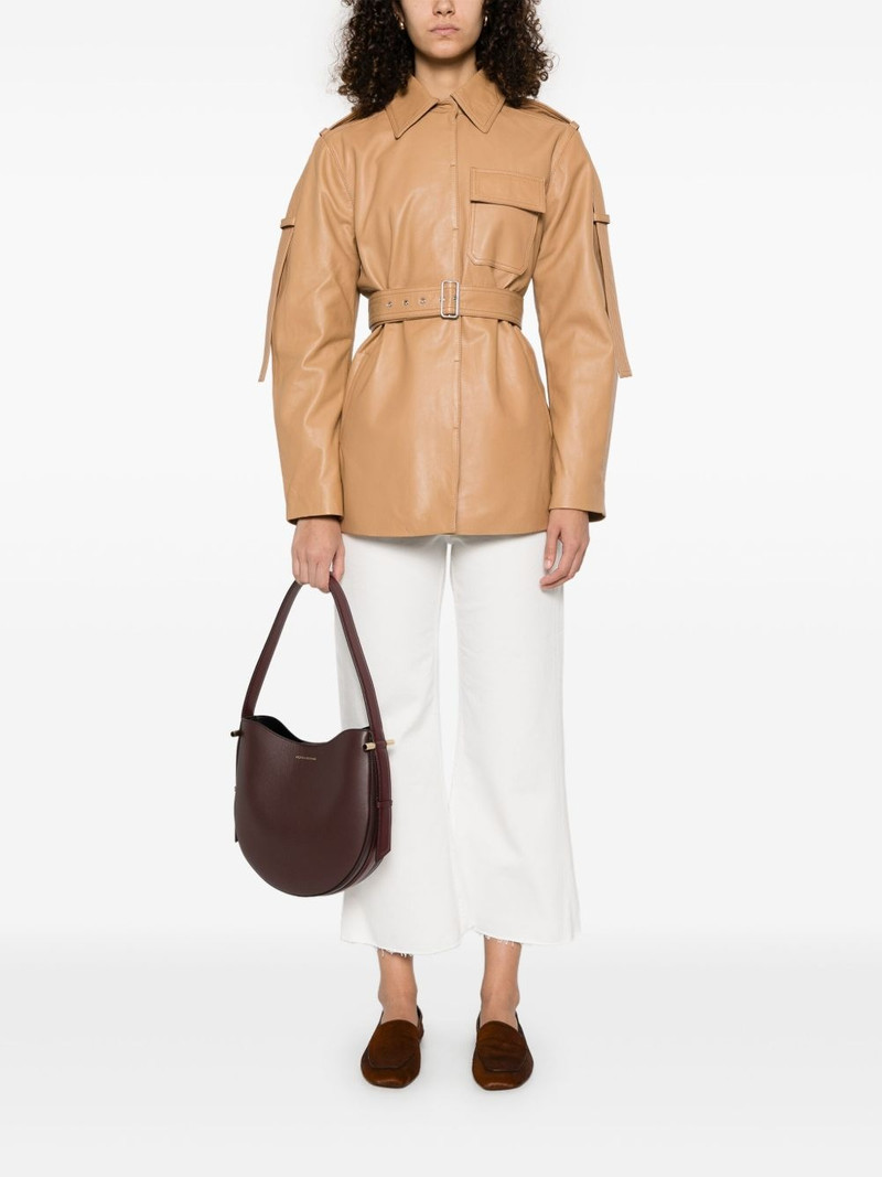 Victoria Beckham leather jacket outlook