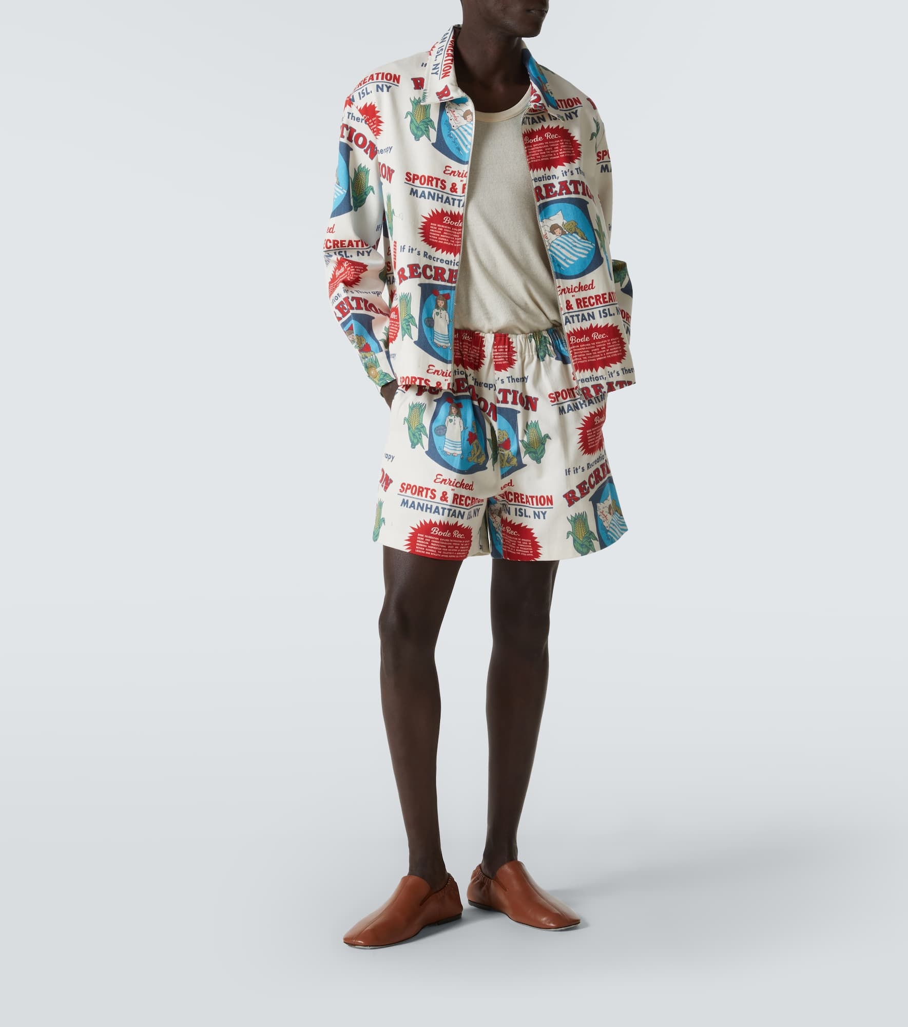 Enrichment cotton printed shorts - 2