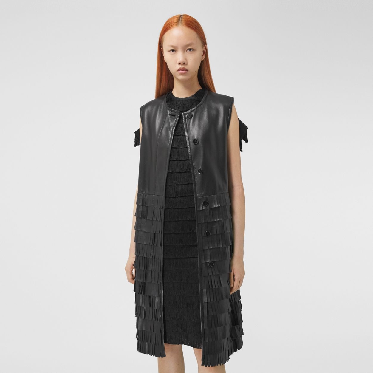 Fringed Lambskin Gilet - 1