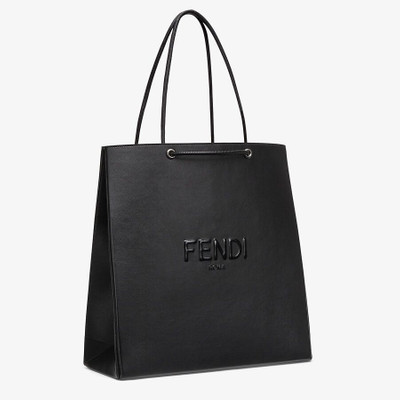 FENDI Black leather bag outlook