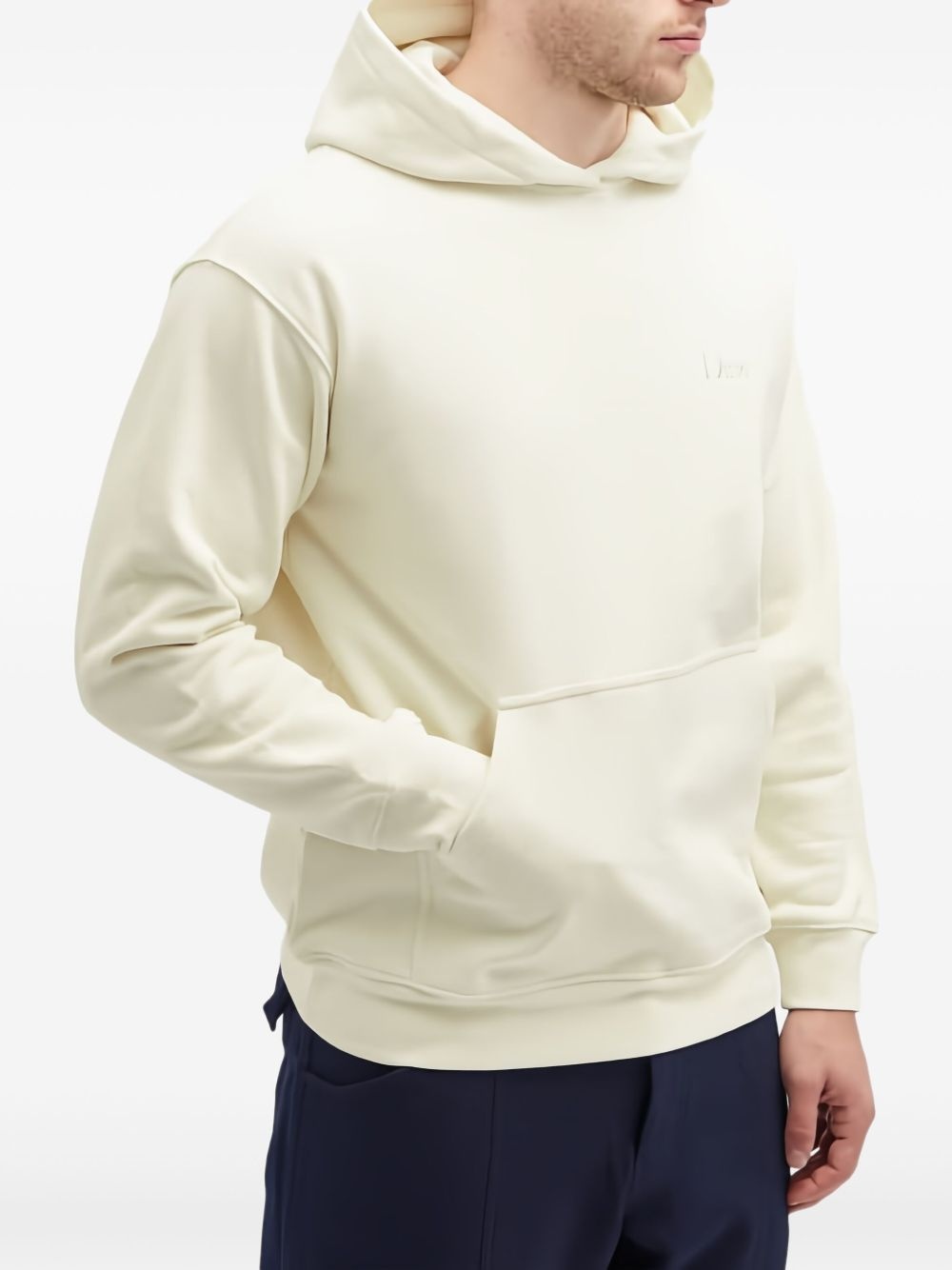 logo-embroidered hoodie - 2