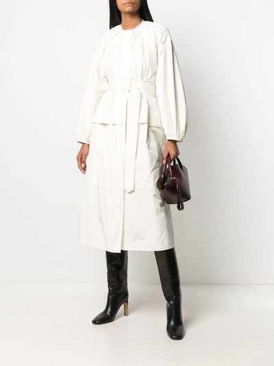 Jil Sander belted ruched neckline dress outlook