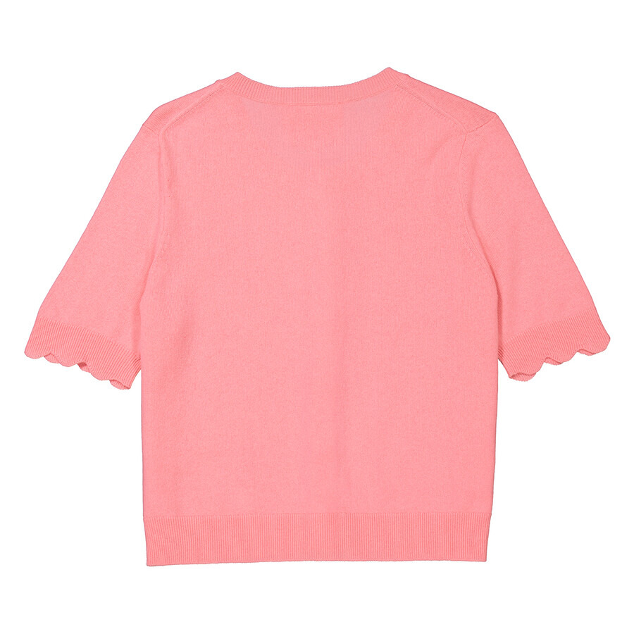 Marc Jacobs Peach Short Sleeved Cashmere Cardigan - 2