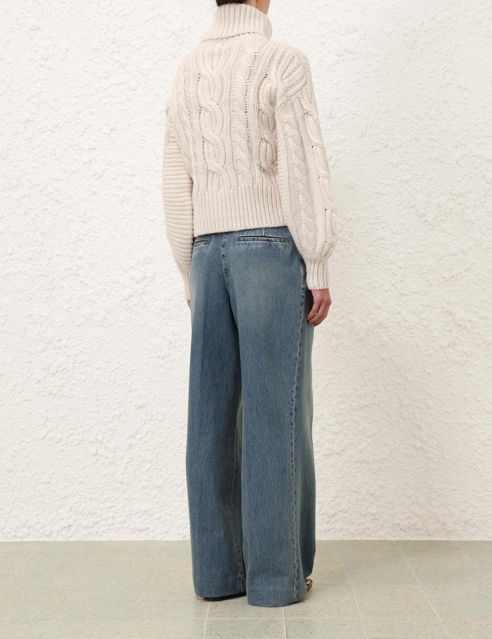 ILLUSTRATION CABLE SWEATER - 4