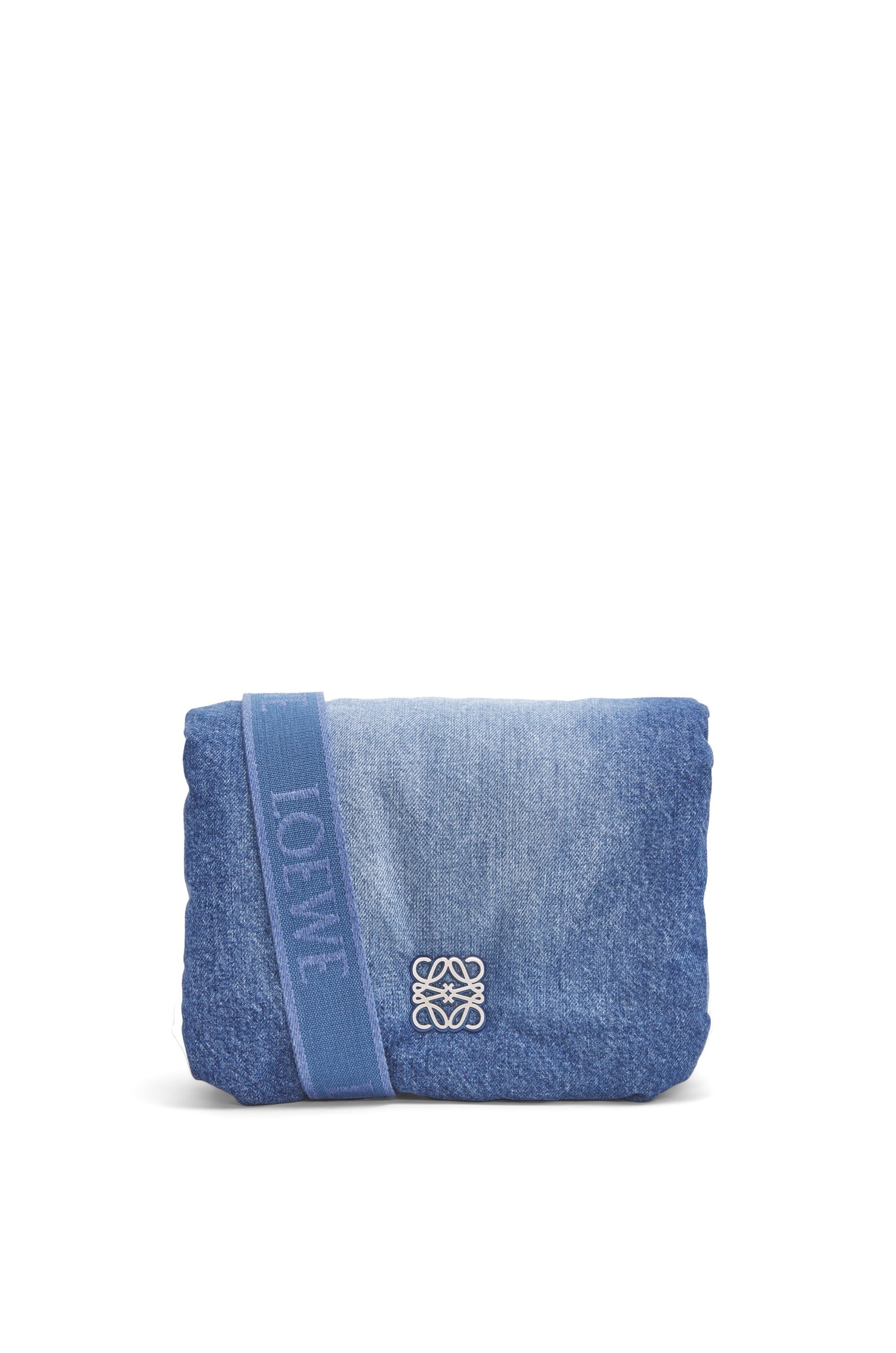 Puffer Goya bag in denim - 1