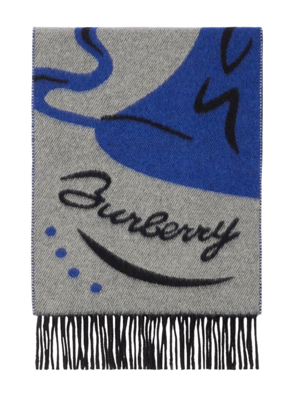 Mirrored Horse cashmere scarf - 2