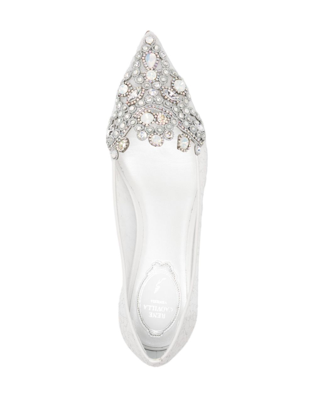 Veneziana crystal ballerina shoes - 4