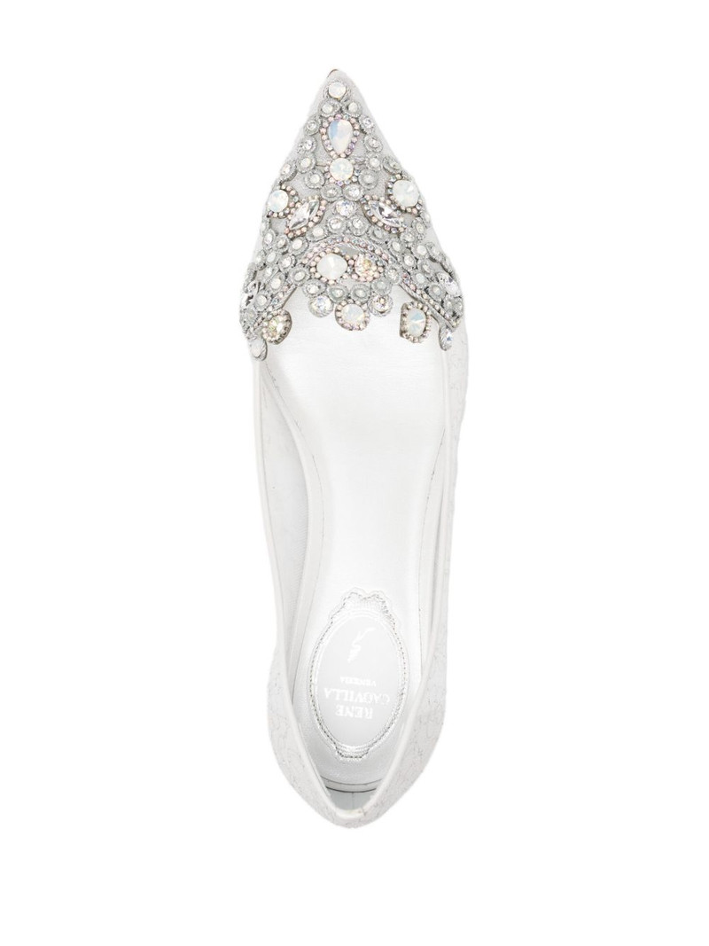 Veneziana crystal ballerina shoes 4