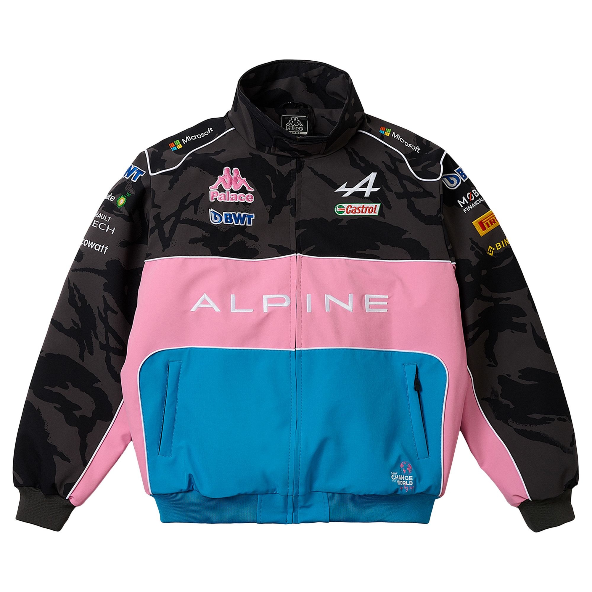 Palace x Kappa For Alpine Pit Jacket 'Night Desert Camo' - 1