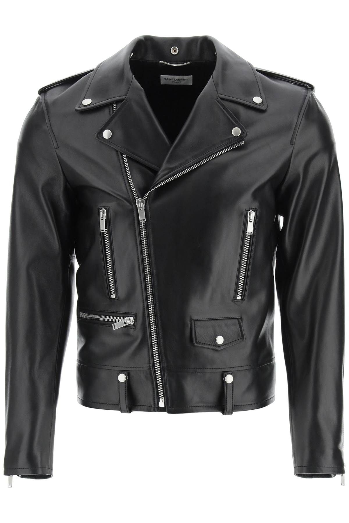 BIKER LEATHER JACKET - 1